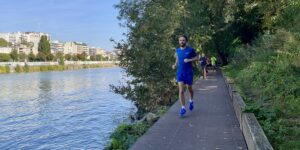 Antoine Cauty, en route pour le marathon de Londres avec Make-A-Wish