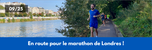 En route pour le marathon de Londres !