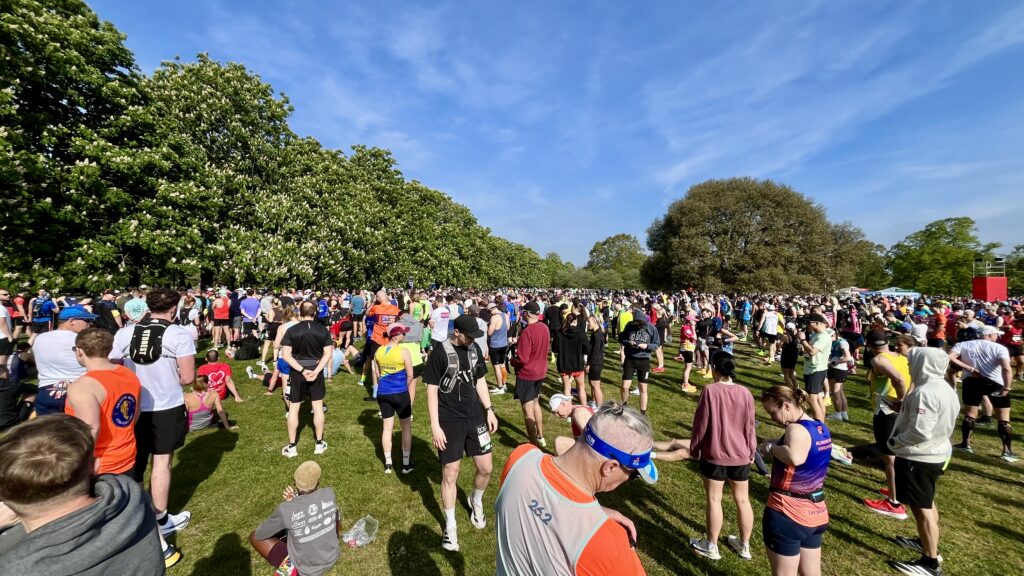 Le parc de Greenwich, un décor de rêve pour le départ du marathon de Londres